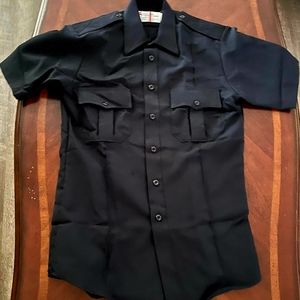 Button down polyester shirt